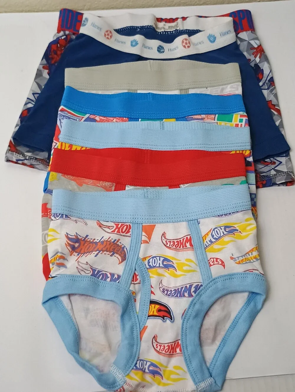 Boys Spider-Man & Assorted Character Underwear - Multicolor Pack Boys 4T Lot 7